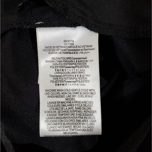 BCBGeneration Long Sleeve V Neck Floral Ombre Semi-Sheer Fall Button Up Romper - Picture 10 of 10